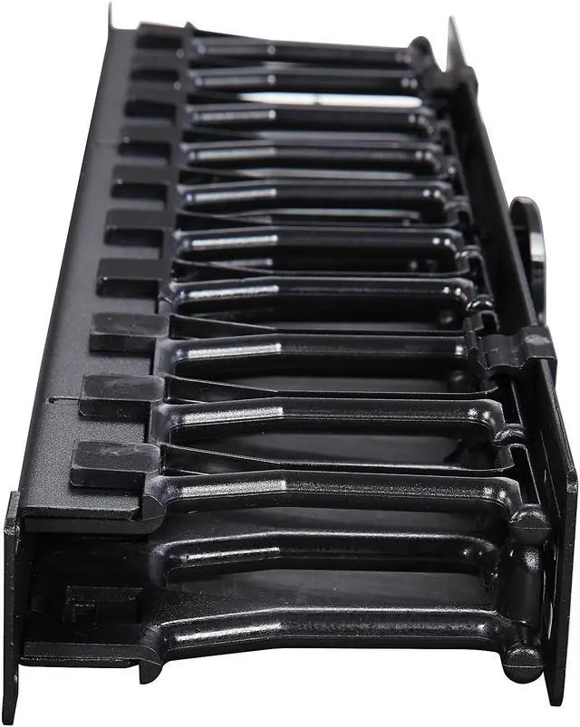Alt view image 3 of 7 - TRIPP LITE SRCABLEDUCT1UHD 1U High Capacity Horizontal Cable Manager (Finger duct with dual-hinge cover)