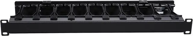 Alt view image 4 of 7 - TRIPP LITE SRCABLEDUCT1UHD 1U High Capacity Horizontal Cable Manager (Finger duct with dual-hinge cover)