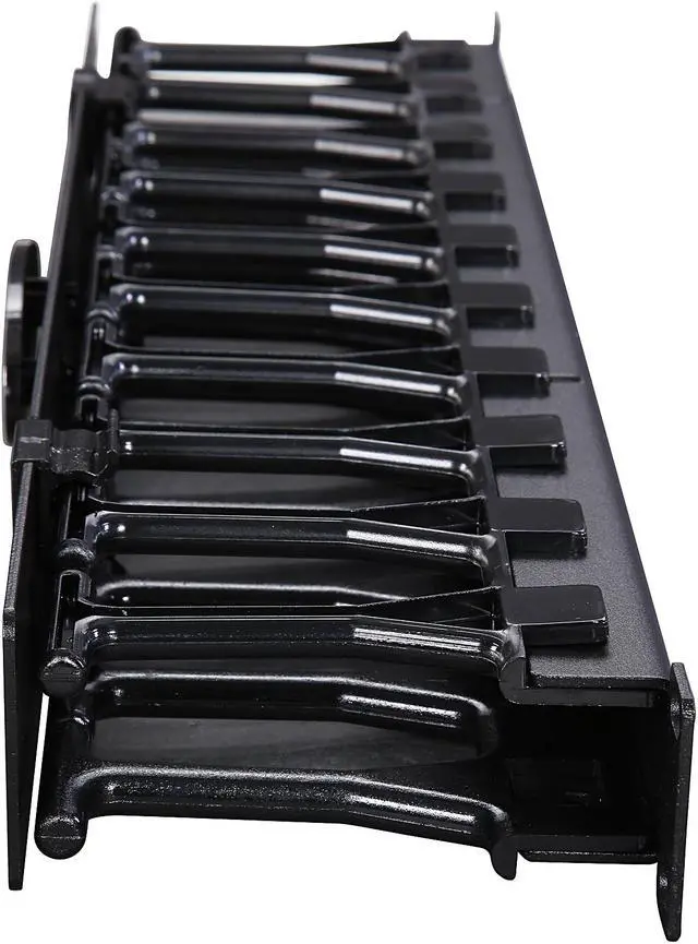 Alt view image 5 of 7 - TRIPP LITE SRCABLEDUCT1UHD 1U High Capacity Horizontal Cable Manager (Finger duct with dual-hinge cover)