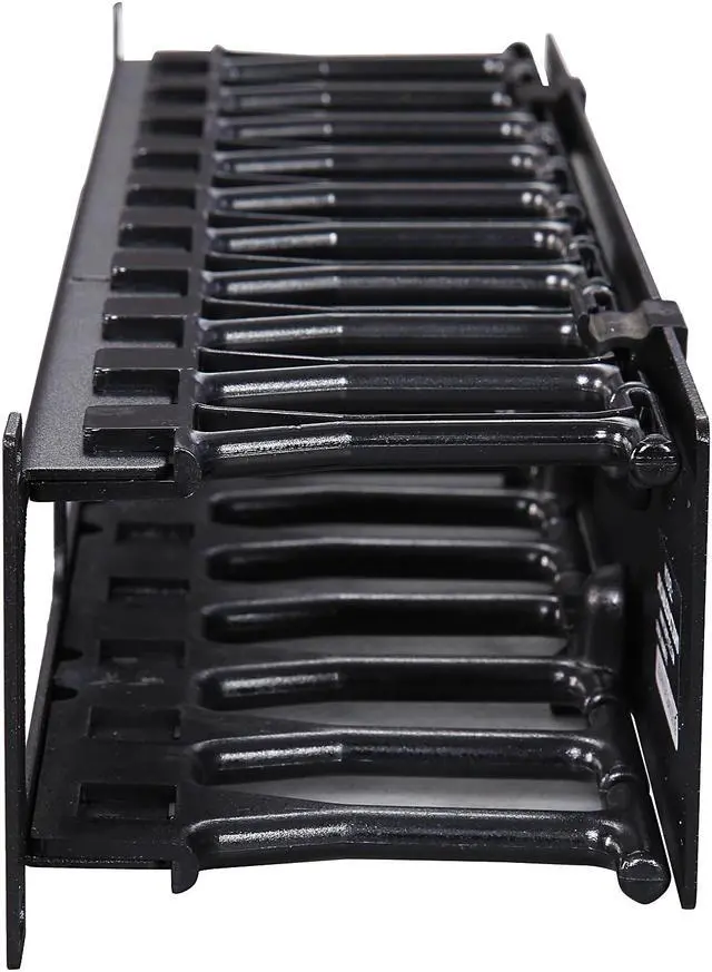 Alt view image 2 of 6 - TRIPP LITE SRCABLEDUCT2UHD 2U High Capacity Horizontal Cable Manager (Finger duct with dual-hinge cover)