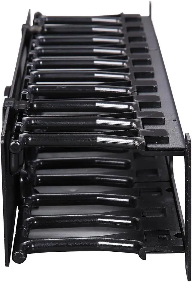 Alt view image 4 of 6 - TRIPP LITE SRCABLEDUCT2UHD 2U High Capacity Horizontal Cable Manager (Finger duct with dual-hinge cover)