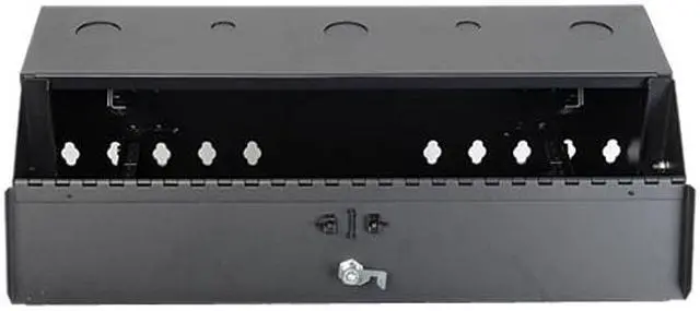 Alt view image 3 of 7 - Tripp Lite 5U Vertical-Mount Wall-Mount Rack Enclosure Cabinet, Low-Profile Switch-Depth (SRWF5U)