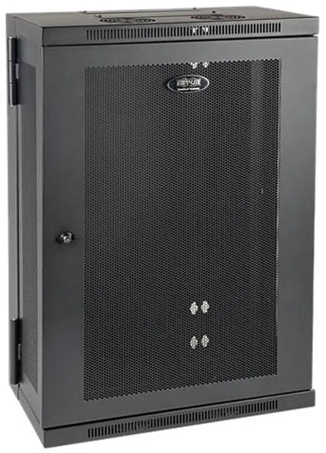 Main image of Tripp Lite SmartRack Slim 18U Swinging Wall-Mount Rack Enclosure Cabinet