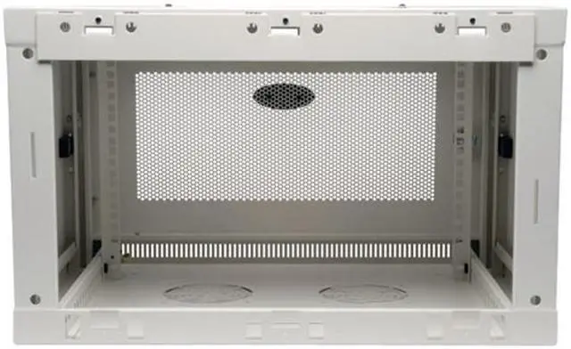 Alt view image 3 of 4 - Tripp Lite White SmartRack 6U Wall-Mount Rack Enclosure Cabinet