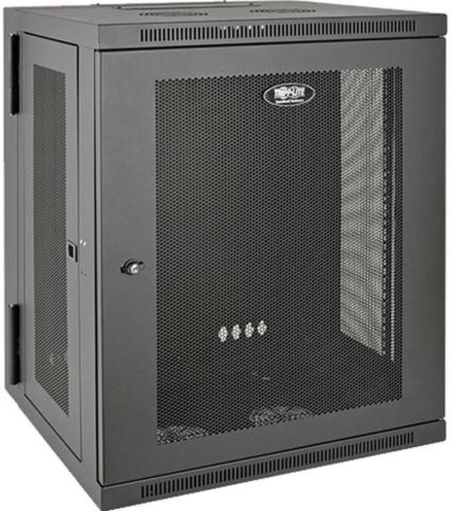 12U Server Rack Cabinet, Switch-Depth, Wall-Mount