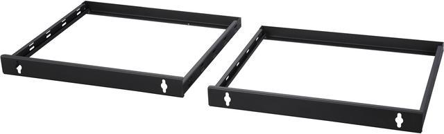 2-Post Open Frame Server Rack, 12U, Switch-Depth, Wall-Mount