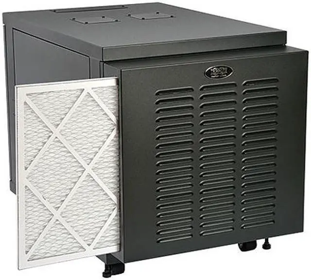 Alt view image 3 of 7 - Tripp Lite 12U Rack Enclosure Cabinet for Harsh Environments,  Mid-Depth (SR12UBFFD)