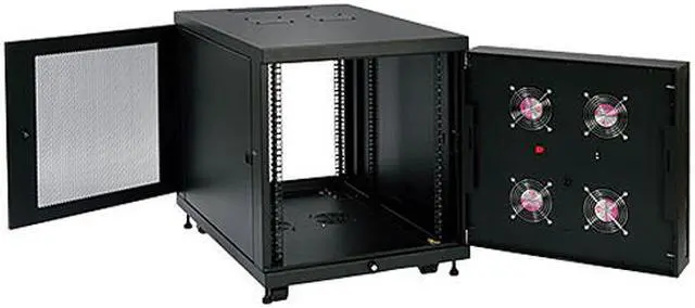 Alt view image 4 of 7 - Tripp Lite 12U Rack Enclosure Cabinet for Harsh Environments,  Mid-Depth (SR12UBFFD)