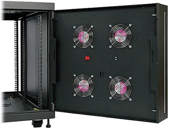 Alt view image 6 of 7 - Tripp Lite 12U Rack Enclosure Cabinet for Harsh Environments,  Mid-Depth (SR12UBFFD)