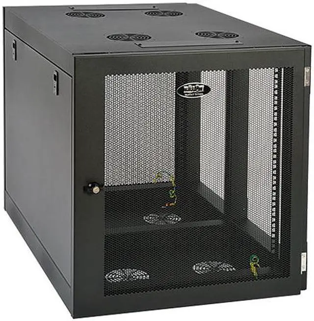 Main image of Tripp Lite 12U Wall-Mount Rack Enclosure Cabinet, Heavy-Duty Side-Mount, Server-Depth (SRW12UHD)