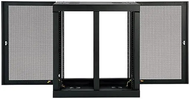 Alt view image 3 of 5 - Tripp Lite SRW18UHD 18U SmartRack Heavy-Duty Side-Mount Wall-Mount Rack Enclosure Cabinet