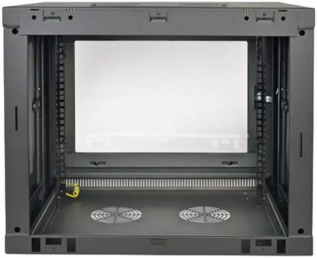 Alt view image 3 of 5 - Tripp Lite SRW9UG SmartRack 9U Wall-Mount Standard-Depth Rack Enclosure Cabinet