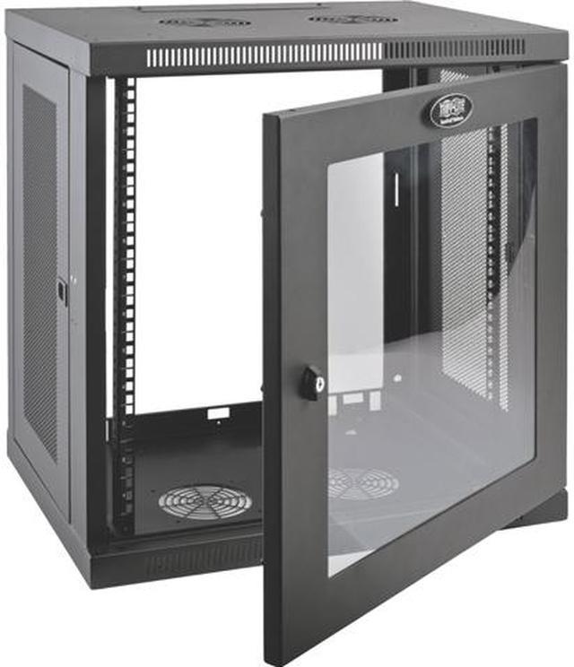 Tripp Lite 12U Wall Mount Rack Enclosure Server Cabinet w/ Glass Front Door  