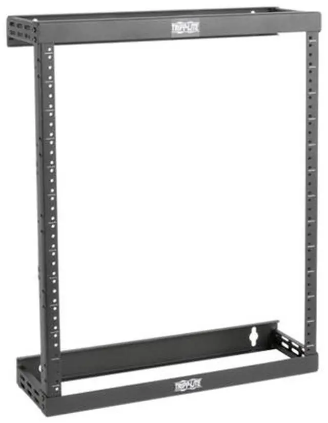 Alt view image 2 of 3 - Tripp Lite 2-Post Open Frame Wall Mount Rack, Expandable 8U 12U 22U, Ultra-Low Profile Patch-Depth (SRWO8U22SD)
