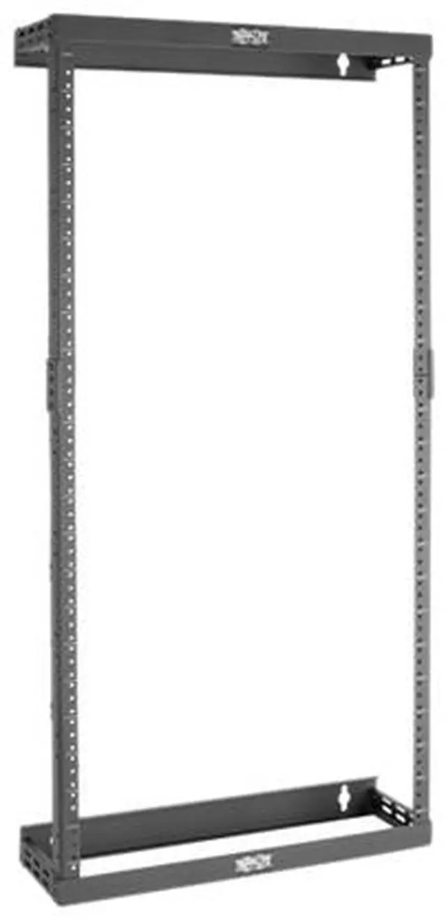 Alt view image 3 of 3 - Tripp Lite 2-Post Open Frame Wall Mount Rack, Expandable 8U 12U 22U, Ultra-Low Profile Patch-Depth (SRWO8U22SD)