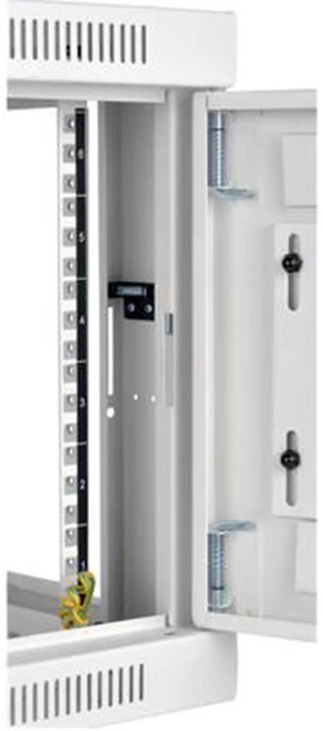 Alt view image 4 of 5 - Tripp Lite SRW6UWG 6U SmartRack 6U Low-Profile Switch-Depth Wall-Mount Rack Enclosure Cabinet with Clear Acrylic Window