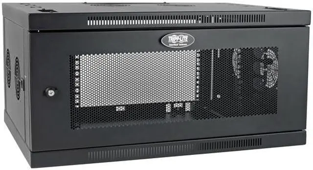 Alt view image 2 of 7 - Tripp Lite 6U Wall Mount Server Rack Enclosure, Server Cabinet with Cable Management, Switch-Depth up to 20.5", Wide (SRW6UDPVRT)