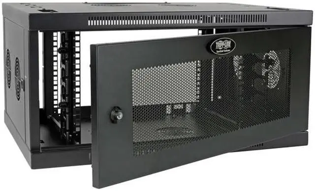 Alt view image 3 of 7 - Tripp Lite 6U Wall Mount Server Rack Enclosure, Server Cabinet with Cable Management, Switch-Depth up to 20.5", Wide (SRW6UDPVRT)