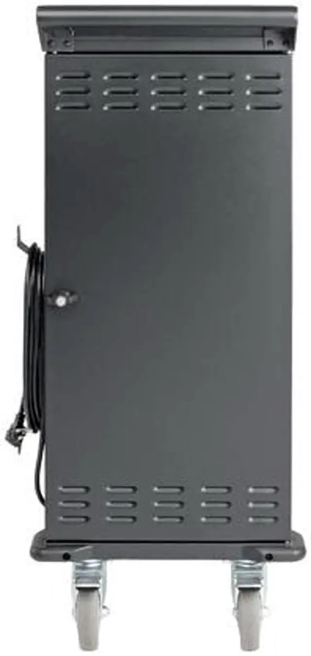 Alt view image 4 of 9 - Tripp Lite 21-Port AC Mobile Charging Cart Storage Station for Chromebooks, iPads, Laptops, Tablets, Black (CSC21AC)