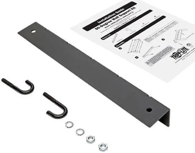 Alt view image 4 of 5 - TRIPP LITE Wall Support Kit for 12 In. Cable Runway, Straight and 90-Degree - Hardware Included (SRLWALLSPPT12)