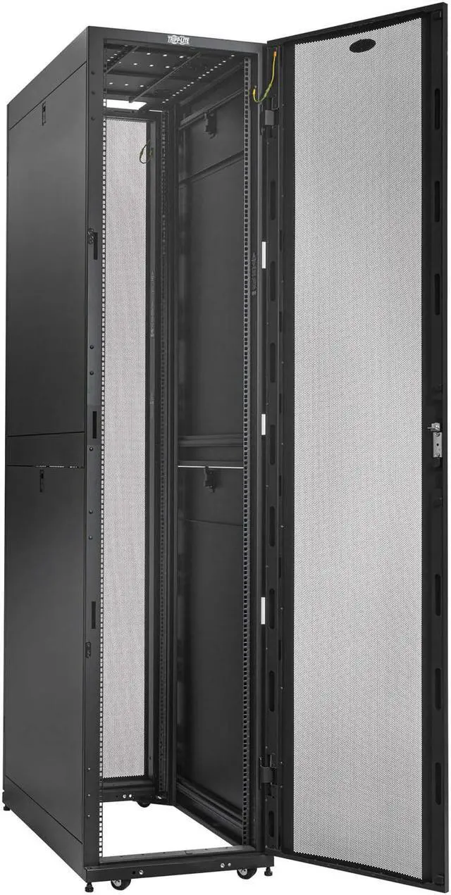 Alt view image 3 of 5 - Tripp Lite SR50UB 50U SmartRack Premium 50U Standard-Depth Rack Enclosure Cabinet