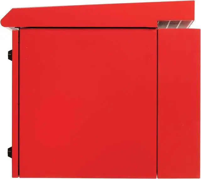 Alt view image 3 of 7 - Tripp Lite SmartRack Industrial Wallmount Rack 12U Enclosure - 23IN Depth - NEMA 3R - Red  SRN3RR12US