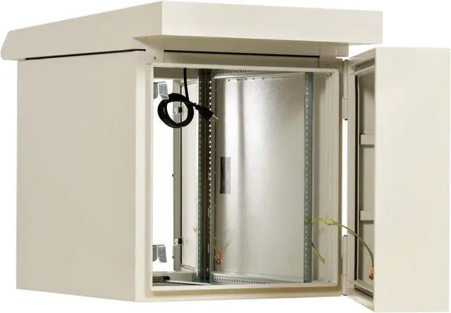 Alt view image 5 of 6 - Tripp Lite SmartRack Industrial Wallmount Rack 12U Enclosure - 32IN Depth - NEMA 3R - Gray  SRN3RG12USDP