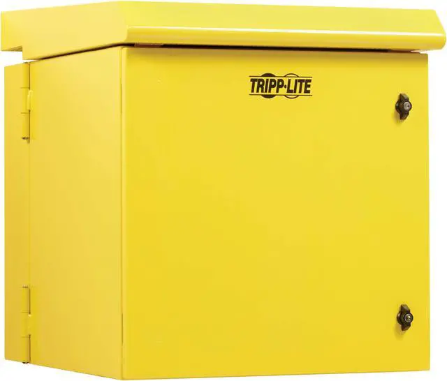Main image of Tripp Lite SmartRack Industrial Wallmount Rack 12U Enclosure - 12IN Deep - NEMA 3R - Yellow  SRN3RY12US