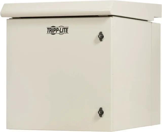 Alt view image 2 of 6 - Tripp Lite SmartRack Industrial Wallmount Rack 12U Enclosure - 28IN Depth - NEMA 3R - Gray   SRN3RG12US