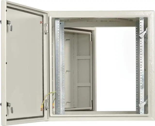 Alt view image 4 of 7 - Tripp Lite SmartRack Industrial Wallmount Rack Enclosure - 32IN Depth - NEMA 4 - Gray  SRN4G12USDP