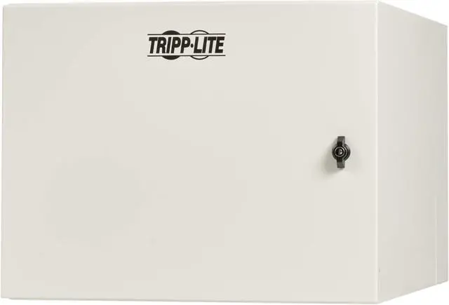 Alt view image 7 of 7 - Tripp Lite SmartRack Industrial Wallmount Rack Enclosure - 9U - 32IN Depth - NEMA 4 - Gray SRN4G9USDP
