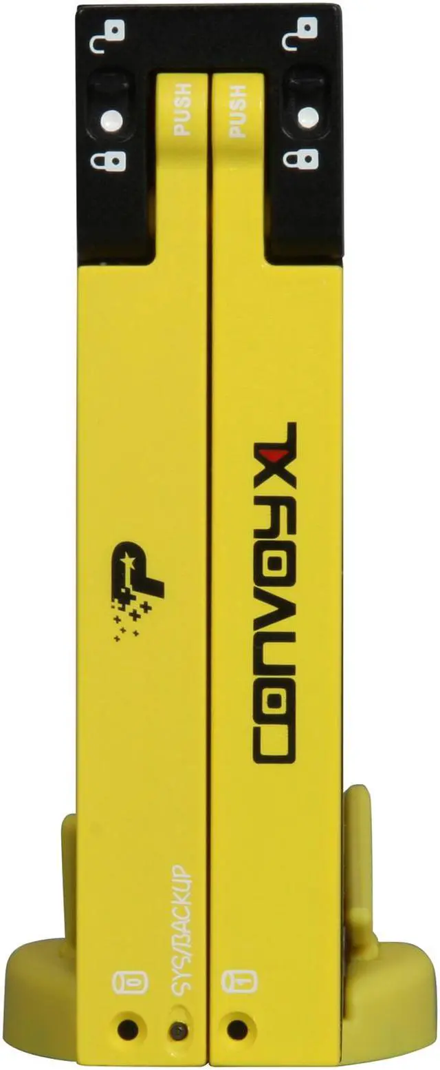 Alt view image 2 of 6 - Patriot PCXL25SR Raid 0, 1, JBOD USB 2.0 / eSATA Convoy XL RAID Enclosure