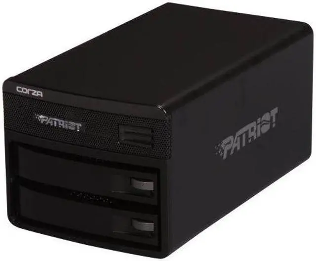 Main image of Patriot PCZ35SNAS2 Raid Support: 0, 1, Linier 2 3.5" Drive Bays USB2.0 Corza RAID Sub-System
