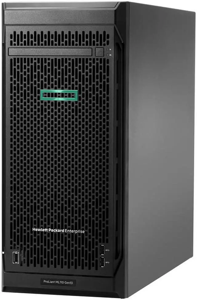 Main image of HPE ProLiant ML110 G10 4.5U Tower Server - 1 x Intel Xeon Silver 4210R 2.40 GHz - 16 GB RAM - Serial ATA/600, 12Gb/s SAS Controller P21449-001