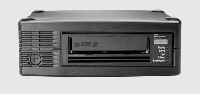 Main image of HPE Storage LTO-8 Ultrium External Tape Drive 5x LTO-8 30TB Data Cartridges