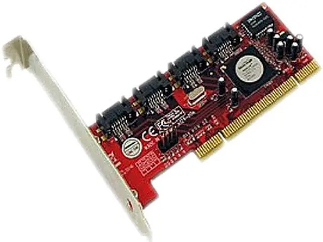 Addonics ADSA4R5 PCI SATA II (3.0Gb/s) 4-Port RAID 5 / JBOD Controller ...