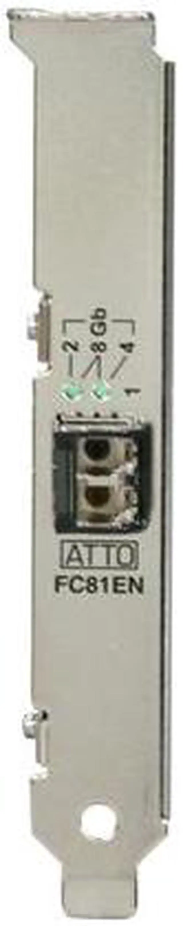 Alt view image 2 of 5 - ATTO CTFC-81EN-000 PCI Express 2.0 x8 Fibre Channel Single-Channel 8Gb/s Host Adapter