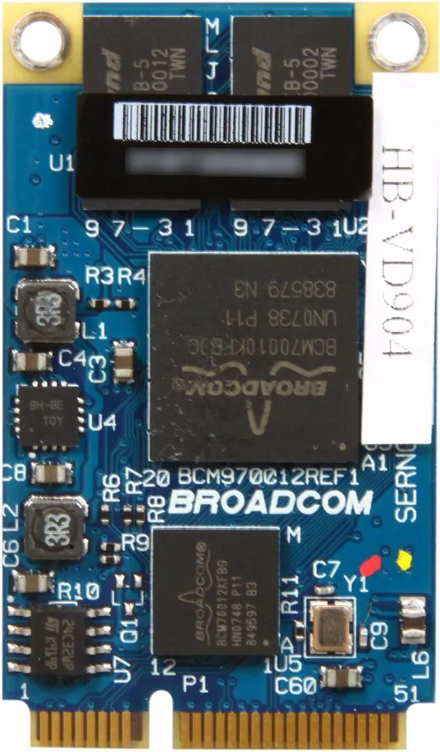 Main image of Habey HB-VD904 Broadcom Crystal HD PCI express Mini Card AVC/VC-1/H.264 Enhanced Hardware Decoder/Accelerator - OEM