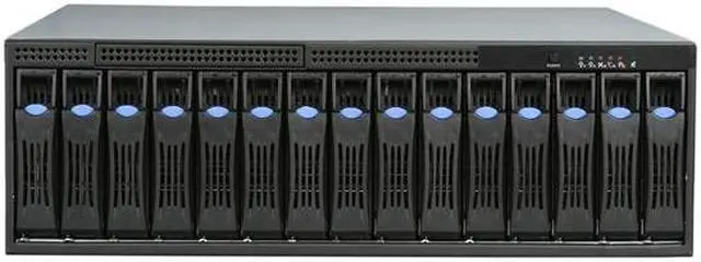 Alt view image 2 of 7 - Habey DS-1530C 15 x hot-swap SAS/SATA 3.5" Drive Bays 3U Rackmount 15-bay SAS Expander Direct Attached JBOD Storage Array - OEM
