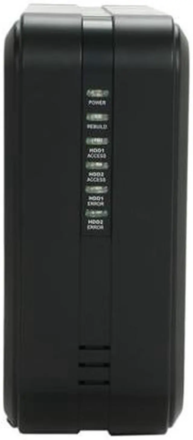 Alt view image 2 of 5 - Mediasonic HUR1-SU3S2 2-Bay RAID 0/1/Single USB 3.0/eSATA 3.5" SATA HDD Enclosure