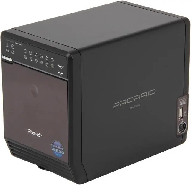 Main image of Mediasonic SmartShield HFR2-ASU3S2 RAID 0/1/3/5/10, JBOD 4 3.5" Drive Bays USB 3.0 / eSATA 4-Bay RAID External Hard Drive Enclosure