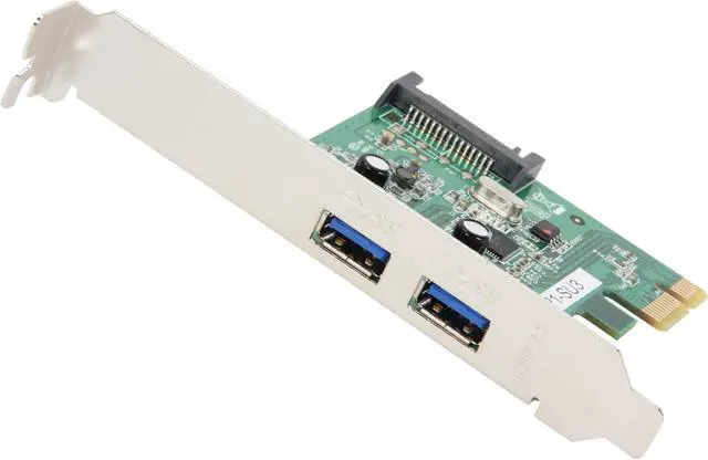 Main image of Mediasonic HP1-SU3 USB 3.0 2 Port External USB 3.0 PCI Express Card - LINUX Software RAID supported