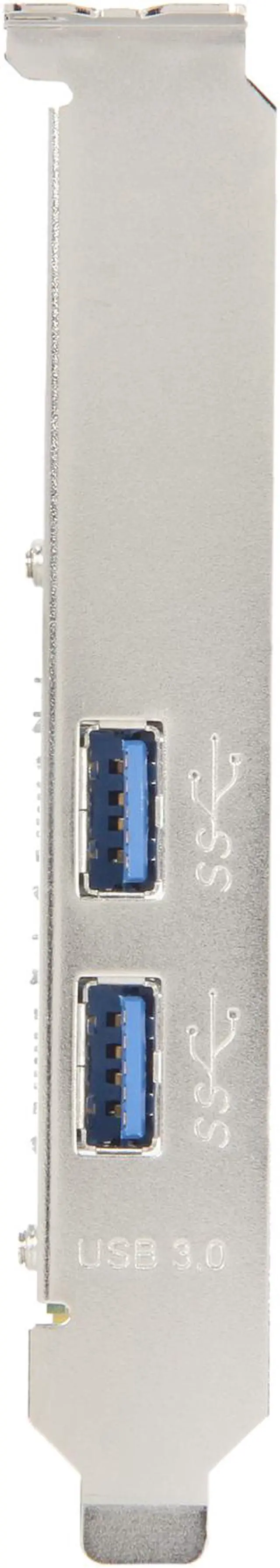 Alt view image 2 of 6 - Mediasonic HP1-SU3 USB 3.0 2 Port External USB 3.0 PCI Express Card - LINUX Software RAID supported