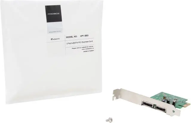 Alt view image 6 of 6 - Mediasonic ProBox HP1-SS3 PCI-Express 2.0 x1 SATA III (6.0Gb/s) Controller Card