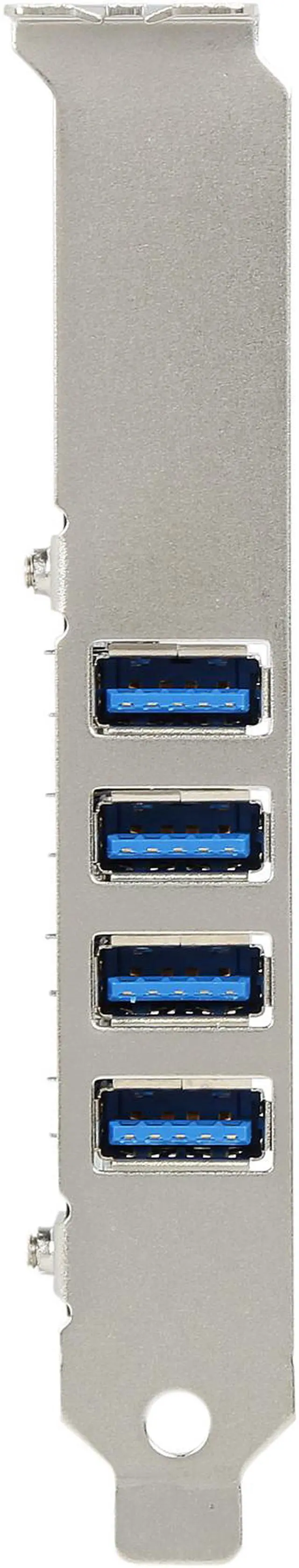 Alt view image 2 of 5 - Mediasonic HP1-U34F PCI Express 4 Ports External USB 3.0 PCI Express Card