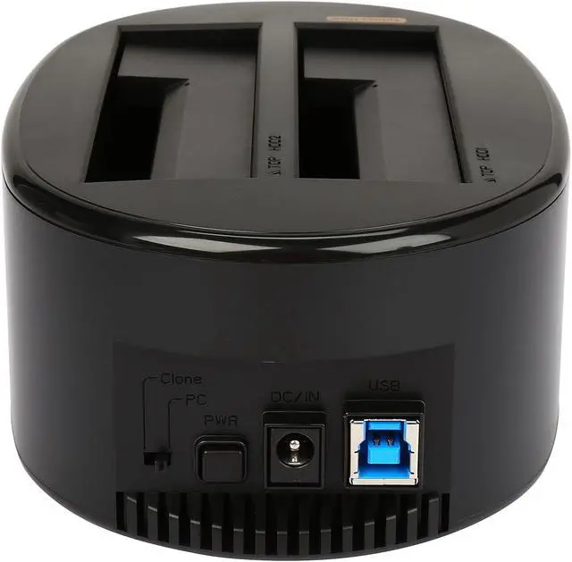 Alt view image 4 of 6 - Mediasonic HUR2-SU3 2 3.5" USB 3.0 UASP ProBox Dualbay Docking Station 2.5"/3.5" HDD / Clone Function