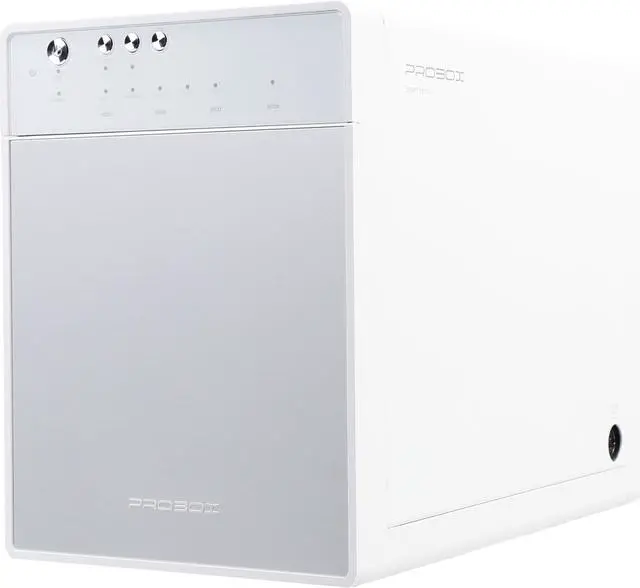 Main image of Mediasonic HF7-SU3S3-WT 4 x 3.5" Drive Bays e-SATA, USB 3.0 ProBox SATA III Hard Drive Enclosure