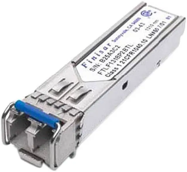 Main image of Finisar Industrial Temperature 1.25 Gb/s RoHS Compliant Long-Wavelength Pluggable SFP Transceiver