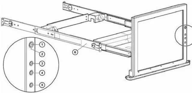 Main image of HP 348373-B21 TFT7210R 17 inch Rack-mount Flat Panel Monitor