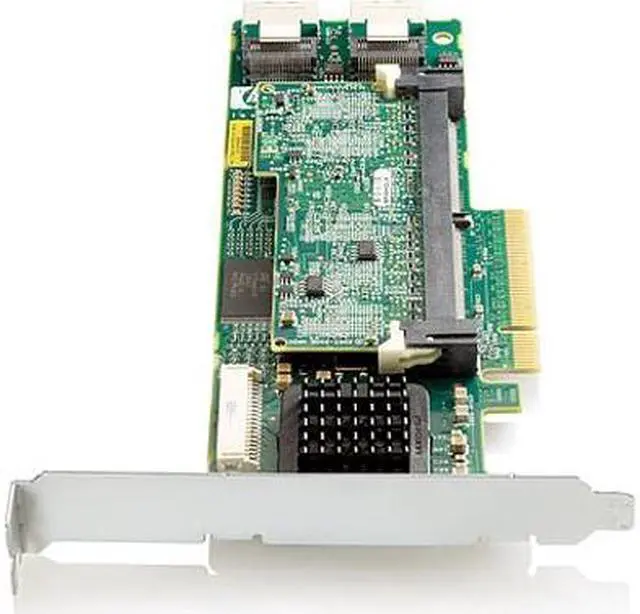 Alt view image 2 of 2 - HP 462862-B21 PCI-Express x8 Low Profile SAS Smart Array P410/256 2-ports Controller